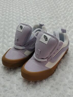 Vans Kids Lilac Low-Top Sneakers with Gum Outsole
